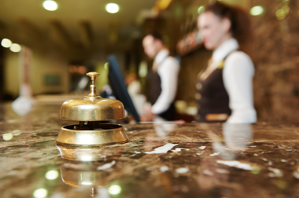 Hotel Reception Staff to indicate Change Associates work developing organisational change capability in a hotel group.